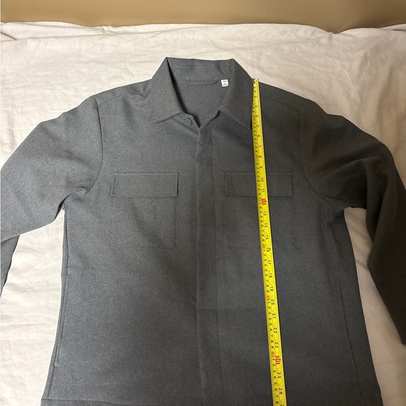 Men's Classic Gray Shirt Jacket - Picture 3 of 5